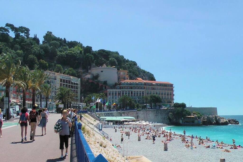 Studio A Louer Au Coeur Du Carre Dor A Nice, Rue Dalpozzo A 150 Metres Des Plages Exteriör bild