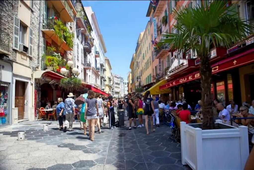 Studio A Louer Au Coeur Du Carre Dor A Nice, Rue Dalpozzo A 150 Metres Des Plages Exteriör bild