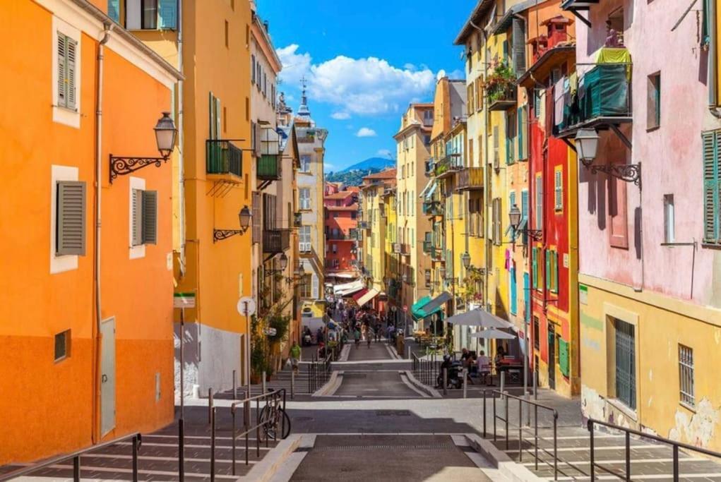 Studio A Louer Au Coeur Du Carre Dor A Nice, Rue Dalpozzo A 150 Metres Des Plages Exteriör bild